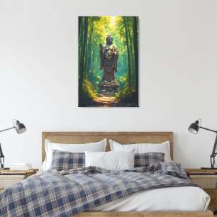 Shinrin no Hotoke (Buddha of the Forest) Canvas Print