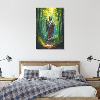 Shinrin no Hotoke (Buddha of the Forest) Canvas Print