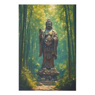 Shinrin no Hotoke (Buddha of the Forest) Faux Canvas Print