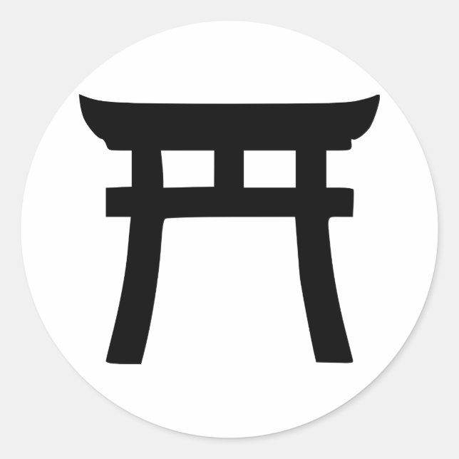 Shinto Classic Round Sticker (Front)