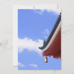 Shinto Shrine Roof Thank You Card