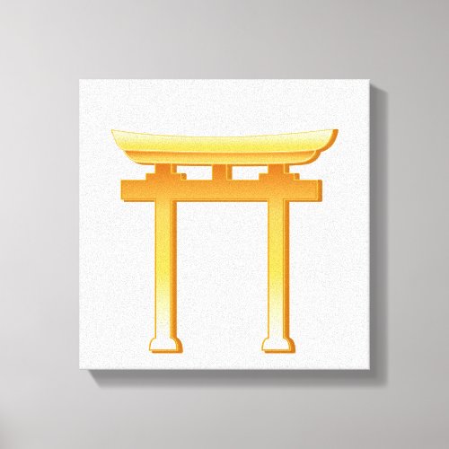 Shinto Symbol Canvas Print