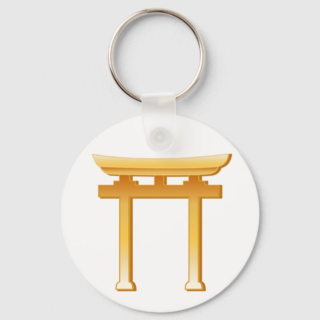 Shinto Symbol Keychain (Front)