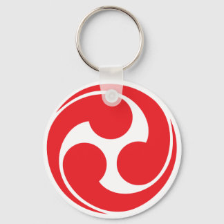 Shinto Tomoe Symbol Keychain