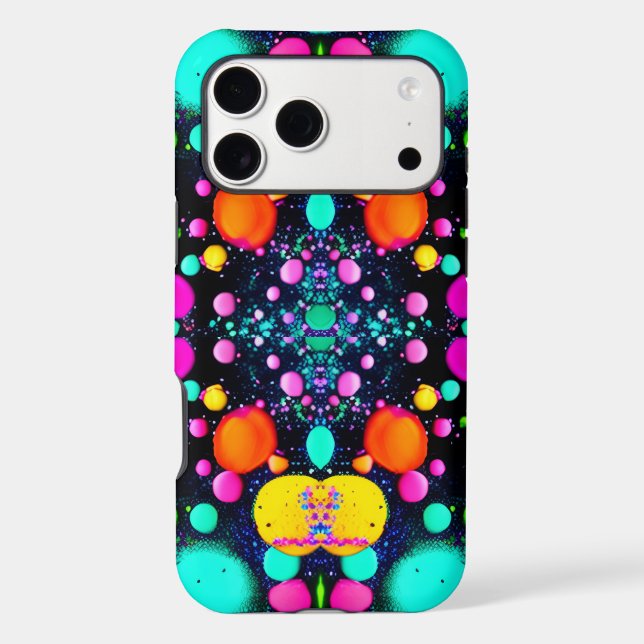 shiny Abstract art Iphone Case (Back)