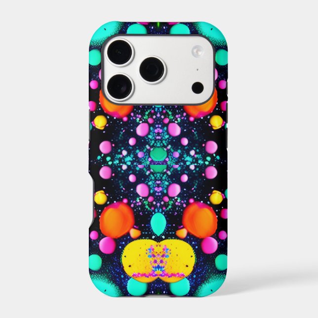shiny Abstract art Iphone Case (Back)