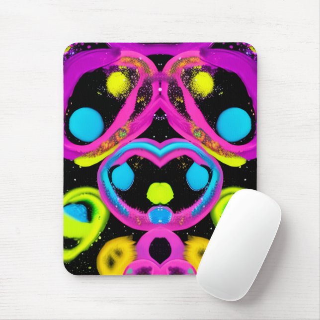 shiny Abstract art Mouse Pad (With Mouse)