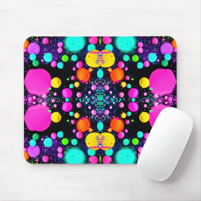 shiny Abstract art Mouse Pad (With Mouse)