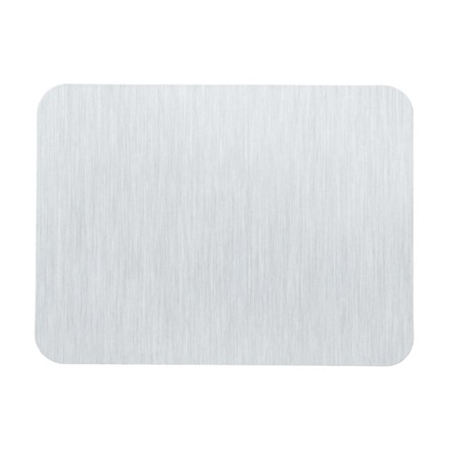 Shiny Aluminum Magnet (Horizontal)