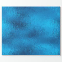 Shiny blue wrapping deals paper