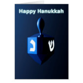 Shiny Blue Dreidel (Front)