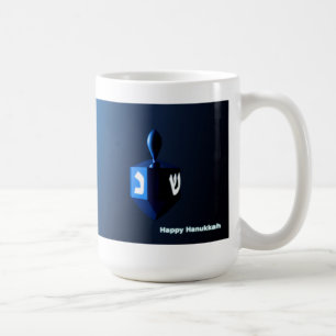 Shiny Blue Dreidel Coffee Mug