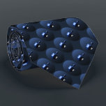 Shiny Blue Dreidel Neck Tie<br><div class="desc">A modernistic,  metallic blue dreidel against a dark,  night-like background.  Two of the Hebrew letters found on a dreidel,  nun and shin,  glow brightly.</div>