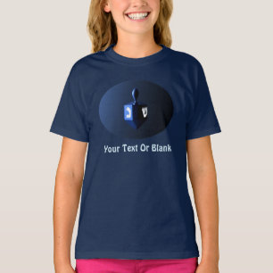 Shiny Blue Dreidel T-Shirt