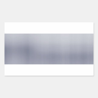 Shiny Brushed Aluminum Textured Rectangular Sticker