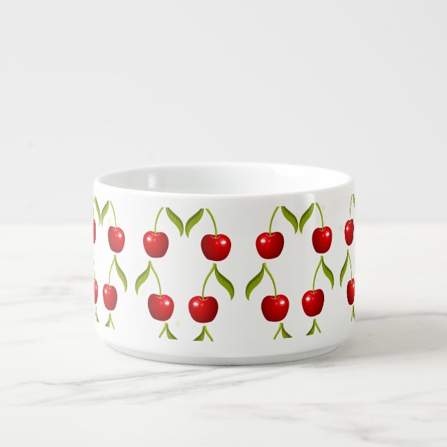 Shiny Cherries Pattern Bowl (Center)
