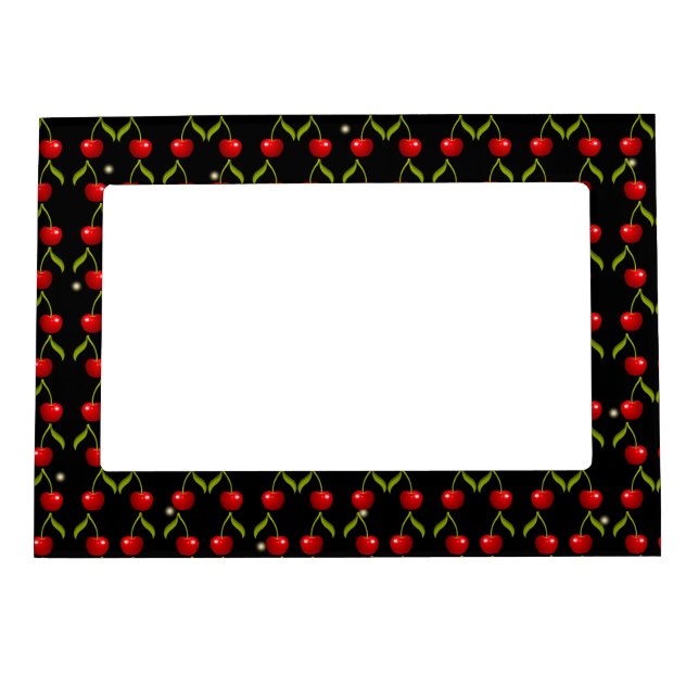 Shiny Cherries Pattern Magnetic Frame (Front)