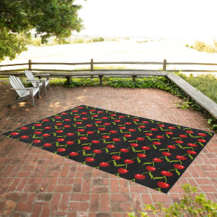 Shiny Cherries Pattern Rug
