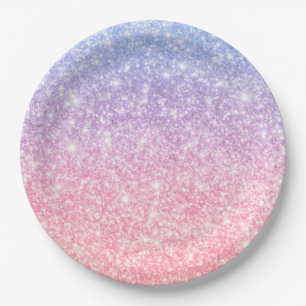 Shiny Colored Paper Plates
