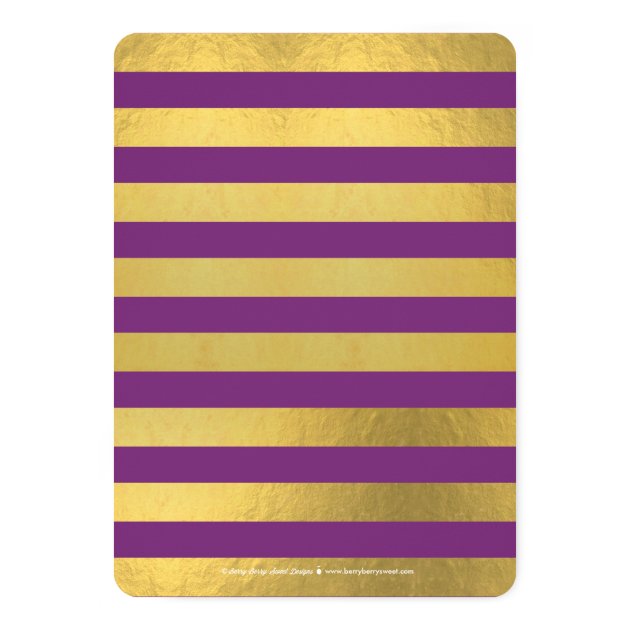 Shiny Confetti Graduation Party Invitation Plum