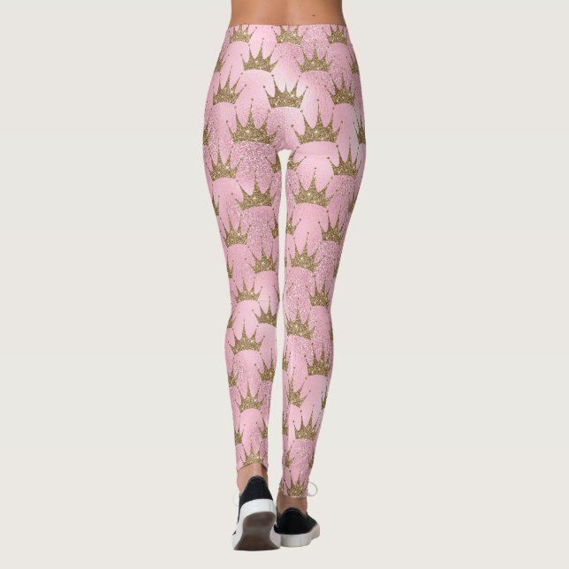 Shiny Crown  Leggings (Back)