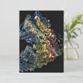 Shiny crystals of Native bismuth (Standing Front)