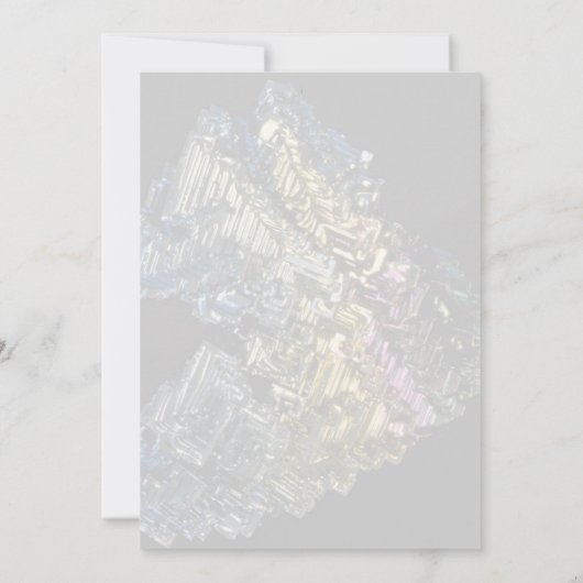 Shiny crystals of Native bismuth (Back)