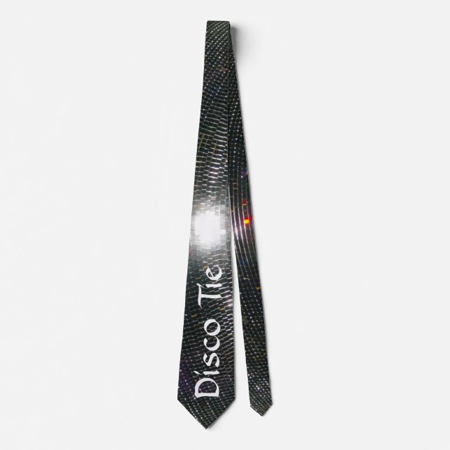 Shiny Disco Ball Neck Tie (Front)