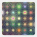 Shiny Disco dots Square Sticker