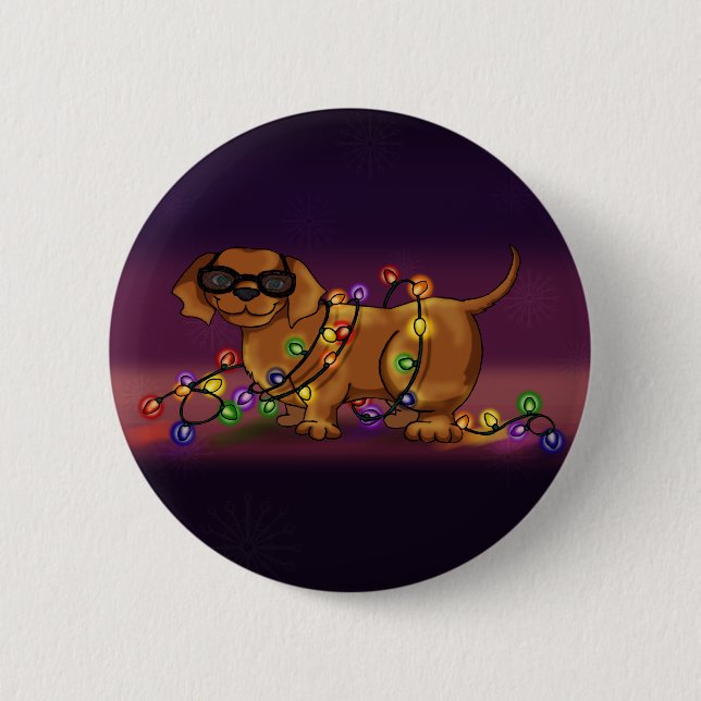 Shiny Dog Button (Front)