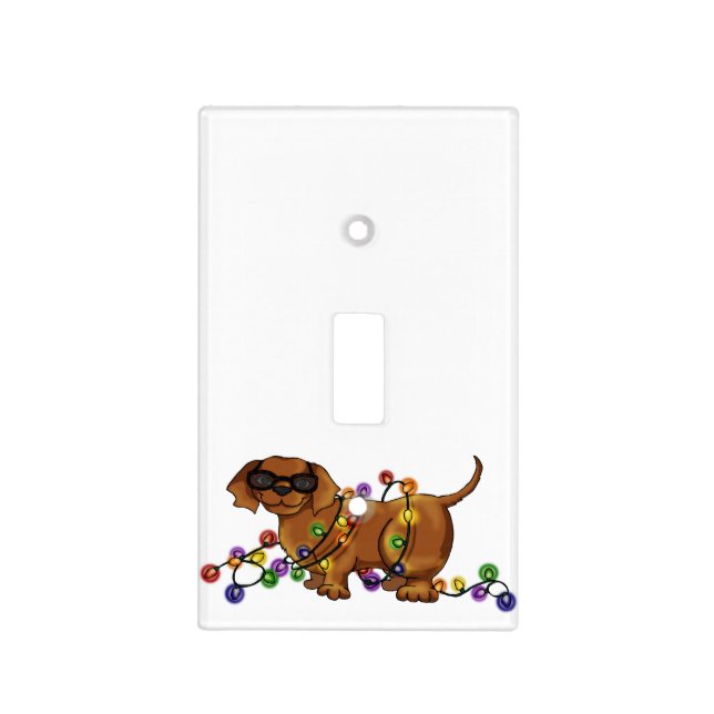 Shiny Dog Light Switch Cover (Front)