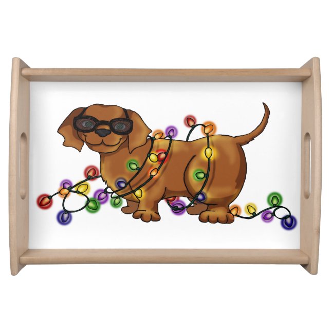 Shiny Dog Serving Tray (Front)