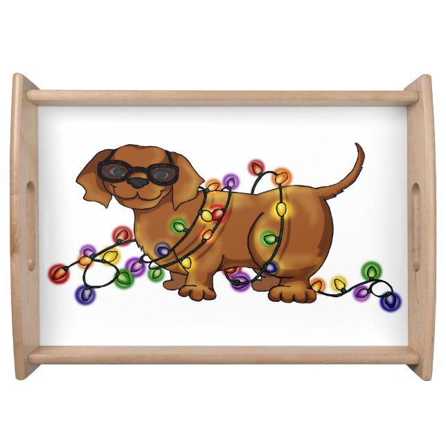 Shiny Dog Serving Tray (Front)