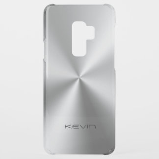 Shiny Faux Stainless Steel Uncommon Samsung Galaxy S9 Plus Case