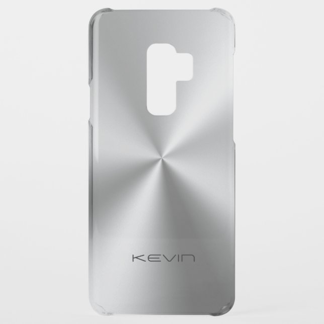 Shiny Faux Stainless Steel Uncommon Samsung Galaxy Case (Back)