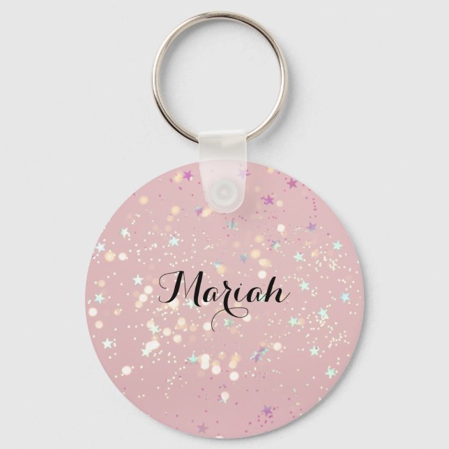 Shiny Feminine Chic Style Keychain (Front)