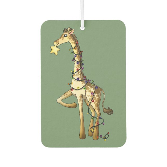Shiny Giraffe Air Freshener (Front)