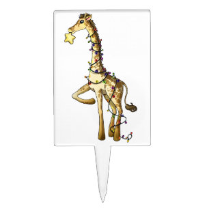 Shiny Giraffe Cake Topper