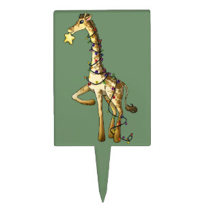 Shiny Giraffe Cake Topper
