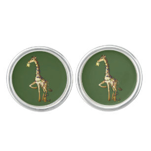 Shiny Giraffe Cufflinks