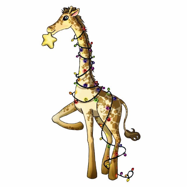 Shiny Giraffe Cutout (Front)