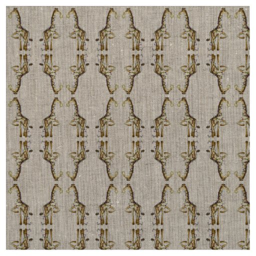 Shiny Giraffe Fabric