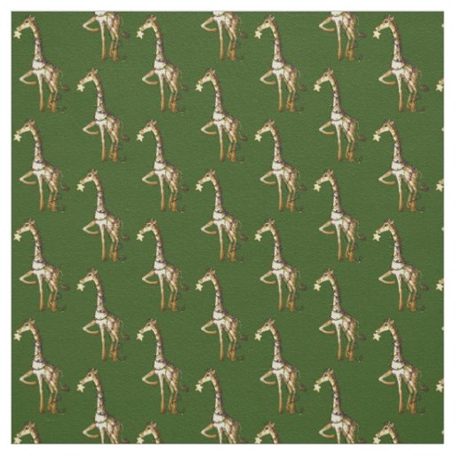 Shiny Giraffe Fabric