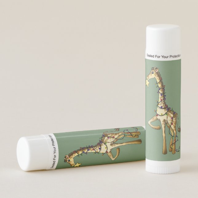 Shiny Giraffe Lip Balm (Front)