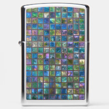 Shiny Glamorous Horizontal Ceramic Tiles Aqua