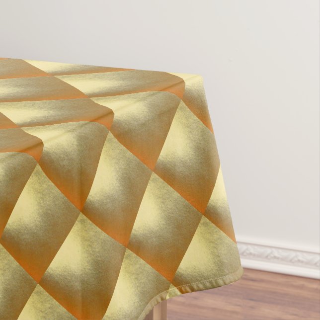Shiny Gold Art Tablecloth (In Situ)