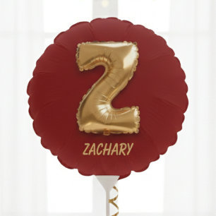 Shiny Gold Foil Balloon Letter Z