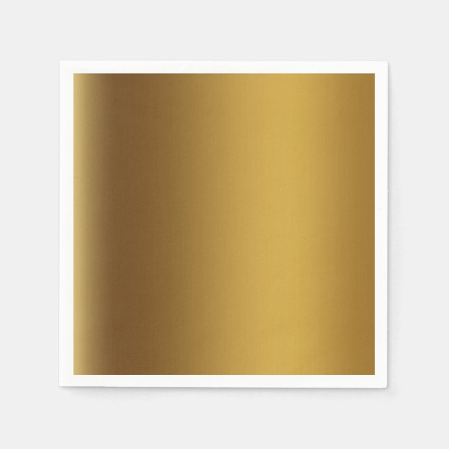 Shiny gold napkins (Front)