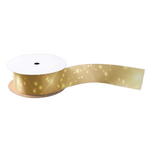 Shiny Golden Satin Ribbon