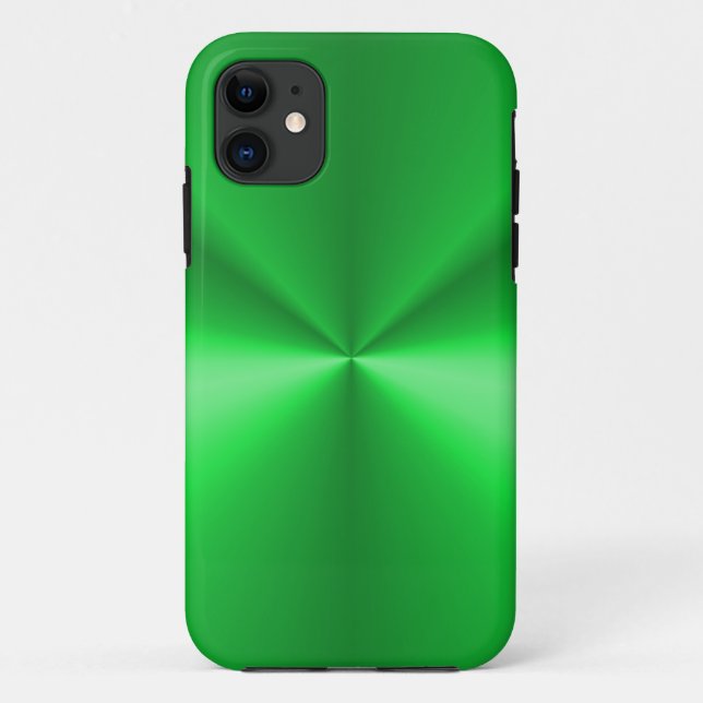 Shiny Green Metallic Case-Mate iPhone Case (Back)